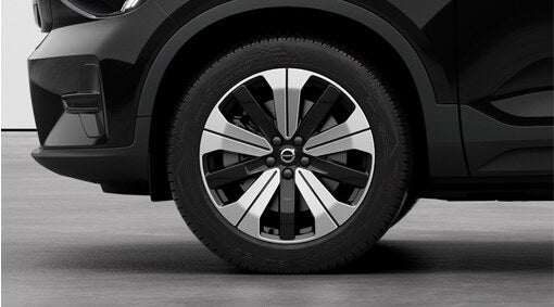 Genuine Volvo C40 19" Complete Winter Alloy Wheel Set In Black/Diamond Cut