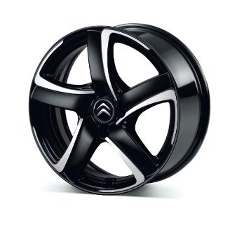 Genuine Citroen Ds3 16" 'Squale' Black Alloy Wheel
