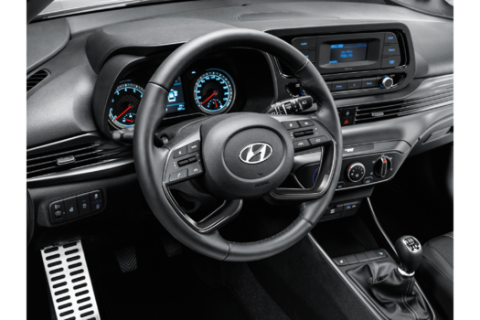 Genuine Hyundai Bayon Steering Wheel Inserts - Phantom Black