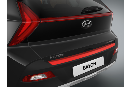 Genuine Hyundai Bayon Rear Bumper Trim - Tomato Red