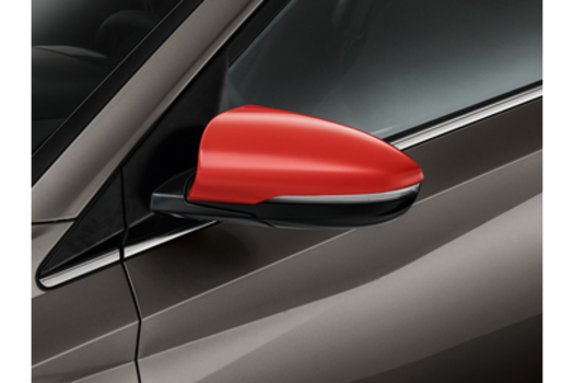 Genuine Hyundai Bayon Mirror Caps - Tomato Red