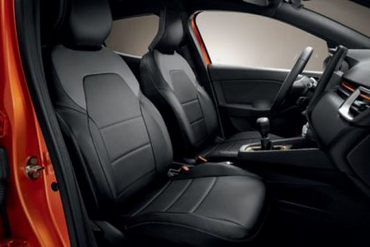 Genuine Renault Clio Front And Rear Seat Covers - Imitation Leather - E2/E3 Mid- And Top-End Seat