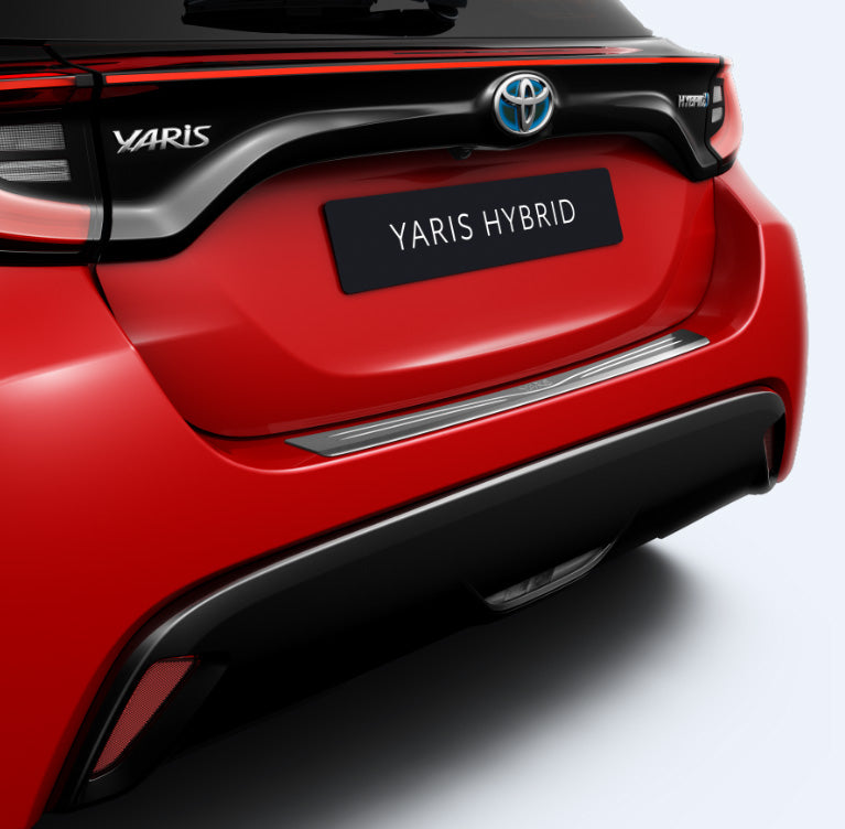 Genuine Toyota Yaris Rear Bumper Protection Plate Silver PW1780D003 Car Accessories Plus