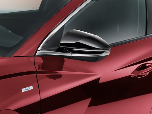 Genuine Hyundai Tucson Hybrid Door Mirror Caps, Piano Black