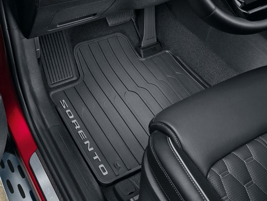 Genuine Kia Sorento Hev Floor Mats, All Weather, With Grey Accent, Rhd 
