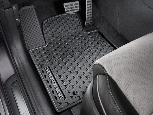 Genuine Kia Sportage Floor Mats, All Weather, With Grey Accent, Rhd