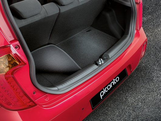 Genuine Kia Picanto Trunk Mat, Reversible Anti-Slip (With Luggage Undertray)