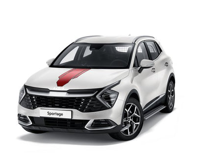 Genuine Kia Sportage Phev Decals, Racing Stripes, Red And Black