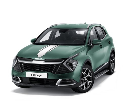 Genuine Kia Sportage Decals, Racing Stripes, White And Black