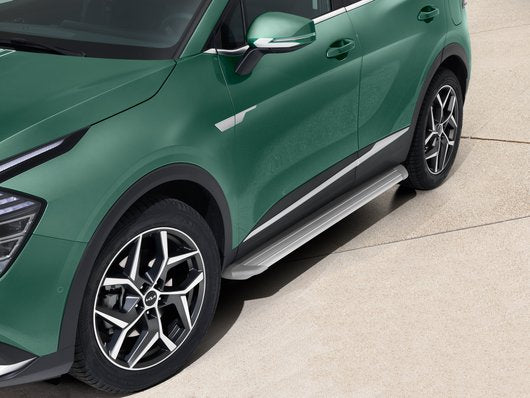 Genuine Kia Sportage Side Steps, Rugged, With Grey Accent