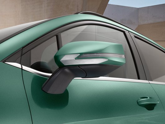 Genuine Kia Sportage Hev Door Mirror Trims, Brushed Aluminium Optic
