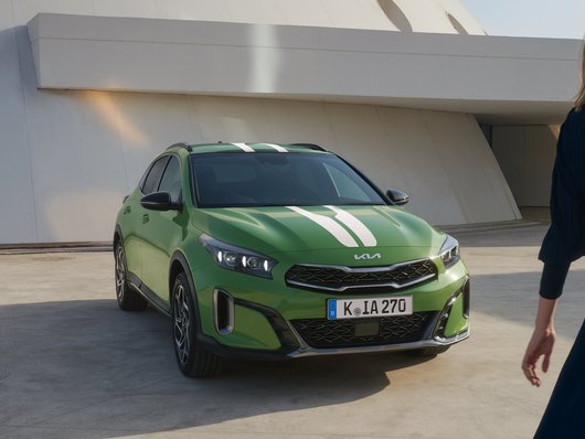 Genuine Kia Xceed Decals, Racing Stripes, Matt White