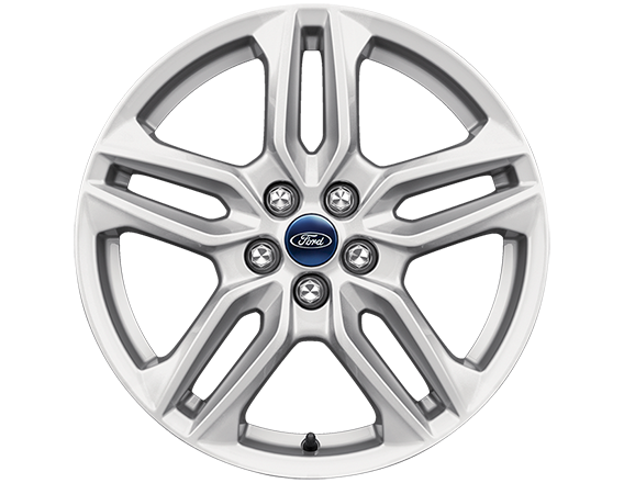 Genuine Ford S Max 18" 5 Double Spoke Alloy Wheel - Silver