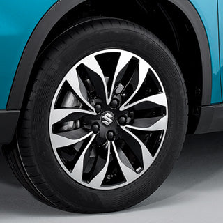 Genuine Suzuki Vitara Polished Gloss Black 'Misti' 17" Alloy Wheel