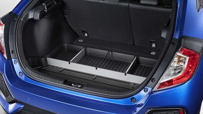 Genuine Honda Civic Boot Tray With Dividers
